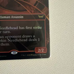 NM Razorkin Needlehead Borderless English MTG Duskmourn House Of Horrors foil - Image 3