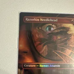 NM Razorkin Needlehead Borderless English MTG Duskmourn House Of Horrors foil - Image 5