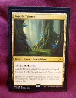125 Zagoth Triome Ikoria (IKO) #259 Near Mint (NM) Never Played MTG - Image 1