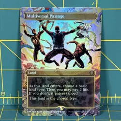Multiversal Passage Borderless Foil 206 R MTG Marvel's Spider-Man SPM Rare Magic - Image 1