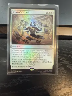 MTG Avatar's Wrath R #0012 Avatar: The Last Airbender Foil TLA Rare - Image 1