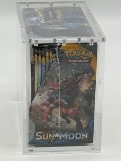 Pokemon TCG Sun & Moon Base Set Booster Box Sealed w/ Acrylic Case - Image 5