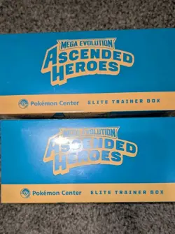 Pokemon Center Ascended Heroes PC ETB LOT OF 2 -- IN HAND - Image 2