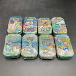 Pokemon TCG Celebrations Mini Tin Display 8 Mini Tins Sealed - Image 3