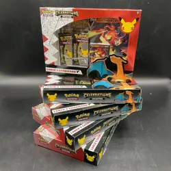 Lot of (5) Pokemon TCG Celebrations Collection Lance's Charizard V - Image 1