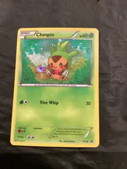 2015 Pokemon Black Star Promo - #XY88 Chespin Holo NM - Image 1