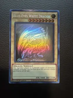 Yu-Gi-Oh! TCG Konami Blue-Eyes White Dragon Ghost rare 1st Edition GFP2-EN175 - Image 1