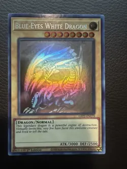 Yu-Gi-Oh! TCG Konami Blue-Eyes White Dragon Ghost rare 1st Edition GFP2-EN175 - Image 2