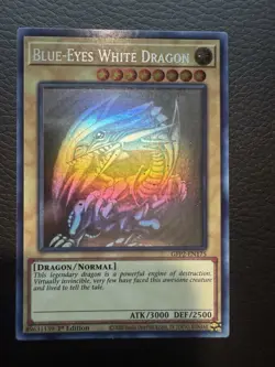 Yu-Gi-Oh! TCG Konami Blue-Eyes White Dragon Ghost rare 1st Edition GFP2-EN175 - Image 3