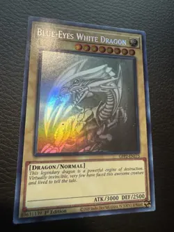 Yu-Gi-Oh! TCG Konami Blue-Eyes White Dragon Ghost rare 1st Edition GFP2-EN175 - Image 4