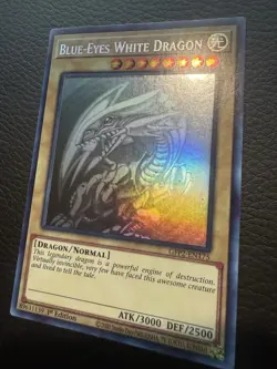 Yu-Gi-Oh! TCG Konami Blue-Eyes White Dragon Ghost rare 1st Edition GFP2-EN175 - Image 5