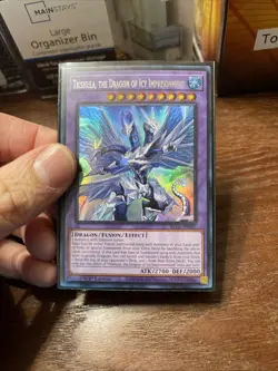 Trishula, the Dragon of Icy Imprisonment (Silver) BLC1-EN045 1st Edition - Image 1