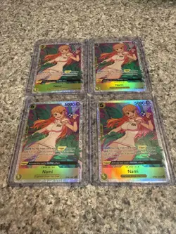 4x Nami OP08-106 SR (1 Playset) Two Legends One Piece TCG English NM Foil - Image 2