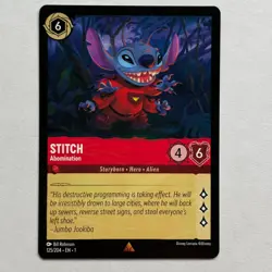 Stitch 125/204 Disney Lorcana The First Chapter Regular Rare Card NM - Image 1