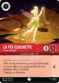 Lorcana - La Fee Clochette - Au pas distingue - MINT/NMINT - FR - FOIL - Image 1