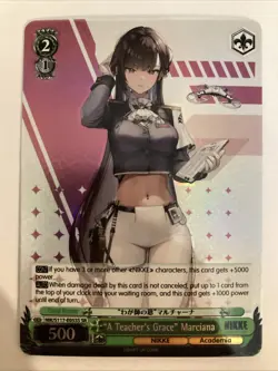 Weiss Schwarz Nikke S117-E053S SR "A Teacher's Grace" Marciana FOIL English - Image 1