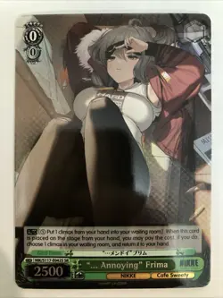 Weiss Schwarz Goddess of Victory: Nikke: "... Annoying" Frima SR Foil English - Image 1