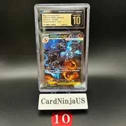 CGC PRISTINE 10 Mega Charizard X ex SAR 110/080 Inferno X M2 Pokemon Card 10 - Image 1