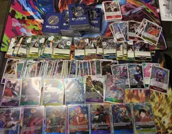 One Piece CCG, OP13 Carry On His Will & PRB02 Lot 376 Cards U,UC,L,R & SR - Image 1