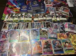 One Piece CCG, OP13 Carry On His Will & PRB02 Lot 376 Cards U,UC,L,R & SR - Image 2