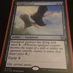 Winged Boots MTG Magic the Gathering Card 020/062 - Image 1