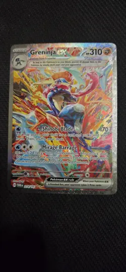 Pokemon Greninja EX 214/167 Sv06 Twilight Masquerade Rare Holo Card - Image 1