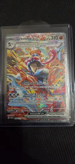 Pokemon Greninja EX 214/167 Sv06 Twilight Masquerade Rare Holo Card - Image 2