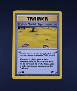 NM Rocket's Minefield Gym Trainer 1st Edition 119/132 Challenge G2 Pokemon Card - Image 1