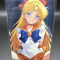 Minako Aino Sailor Venus Anime Waifu Card Doujin ACG Goddess Holo - Image 2