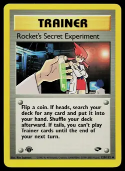 Pokemon Card - Rocket's Secret Experiment Gym Challenge 120/132 1st Edition - Image 1