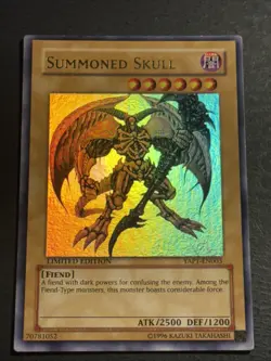 Summoned Skull YAP1-EN003 Ultra Rare Limited Edition Yu-Gi-Oh Card Light Play LP - Image 1