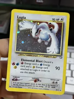 #2 Lugia 9/111 Neo Genesis 2000 Holo Rare WOTC Pokemon Card TCG - Image 4