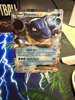 Blastoise EX XY30 NM NEAR MINT Holo Black Star Promo Rare XY 2014 Pokemon Card - Image 1