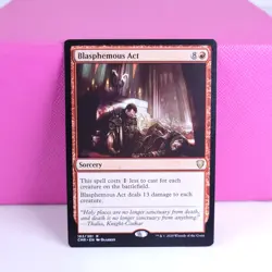 1x Blasphemous Act (162) Commander Legends LP MTG Magic the Gathering - Image 1
