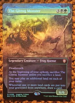 ✨The Gitrog Monster✨ MTG | Commander: Bloomburrow | Borderless | Foil | M 0088 - Image 1