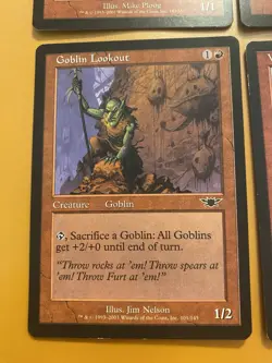 Magic The Gathering lot, x4 Red: Dwarven Grunt, Bloodfire Dwarf, Goblin Lookout… - Image 2