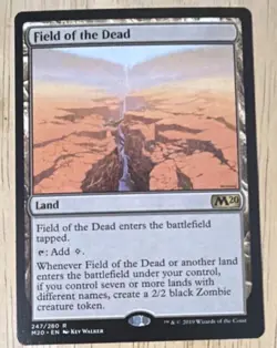 Magic: The Gathering Field of the Dead Core Set 2020 Rare Land 247/280 Regular - Image 1