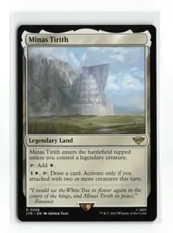 MINAS TIRITH 0256 NON FOIL LORD OF THE RINGS MTG NM - Image 1