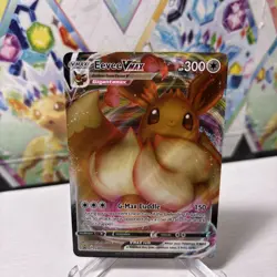 Eevee Vmax SWSH087 NM Full Art Promo Rare Pokemon Card NM - Image 1