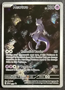 Pokemon Mewtwo 052 Full Art Promo Ultra Rare Holo Scarlet & Violet - Image 1