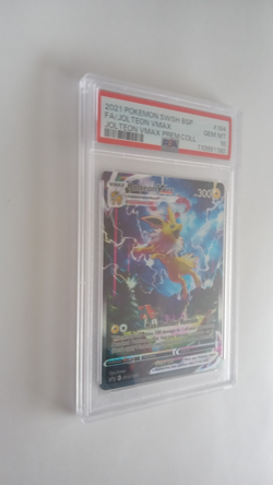 2021 Pokemon SWSH Black Star Promos Jolteon VMAX #SWSH184 PSA 10 - Image 4