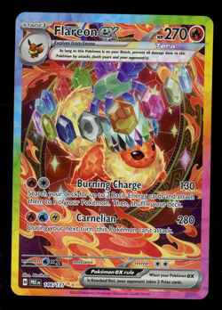 Pokemon TCG Prismatic Evolutions Flareon EX 146/131 Special Illustration Rare - Image 1