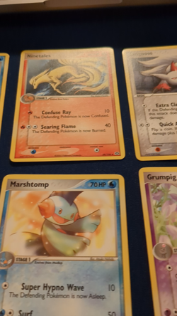 Lot of 6 EX Emerald (2005) Vintage Pokemon: Kyogre, Ninetales, others - Image 2