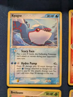 Lot of 6 EX Emerald (2005) Vintage Pokemon: Kyogre, Ninetales, others - Image 4