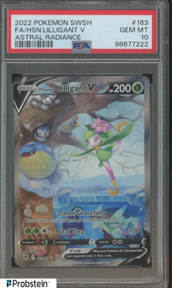 2022 Pokemon SWSH Astral Radiance #163 FA/ Hisuian Lilligant V PSA 10 GEM MINT - Image 1