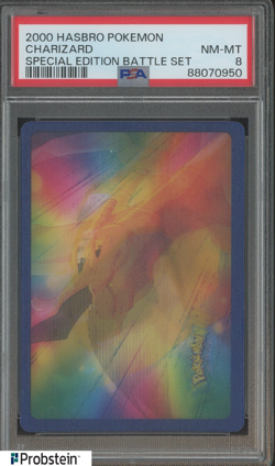 2000 Pokemon Hasbro Special Edition Battle Set Charizard PSA 8 NM-MT - Image 1
