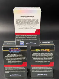 Pokemon Prismatic Evolutions Mega & Mega Phantasmal Flames Booster Bundle LOT 3 - Image 2