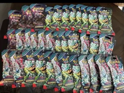 Pokemon TCG 36x Twilight Masquerade Sv06 Sleeved Booster Pack Lot - Factory Seal - Image 1