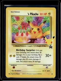 Pokemon Celebrations: Classic Collection ______'s Pikachu 24/53 - Image 1