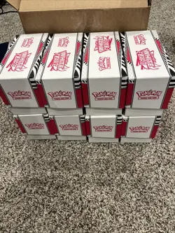 Pokemon TCG Scarlet & Violet White Flare ETB - EMPTY BOX LOT x8 - Image 2